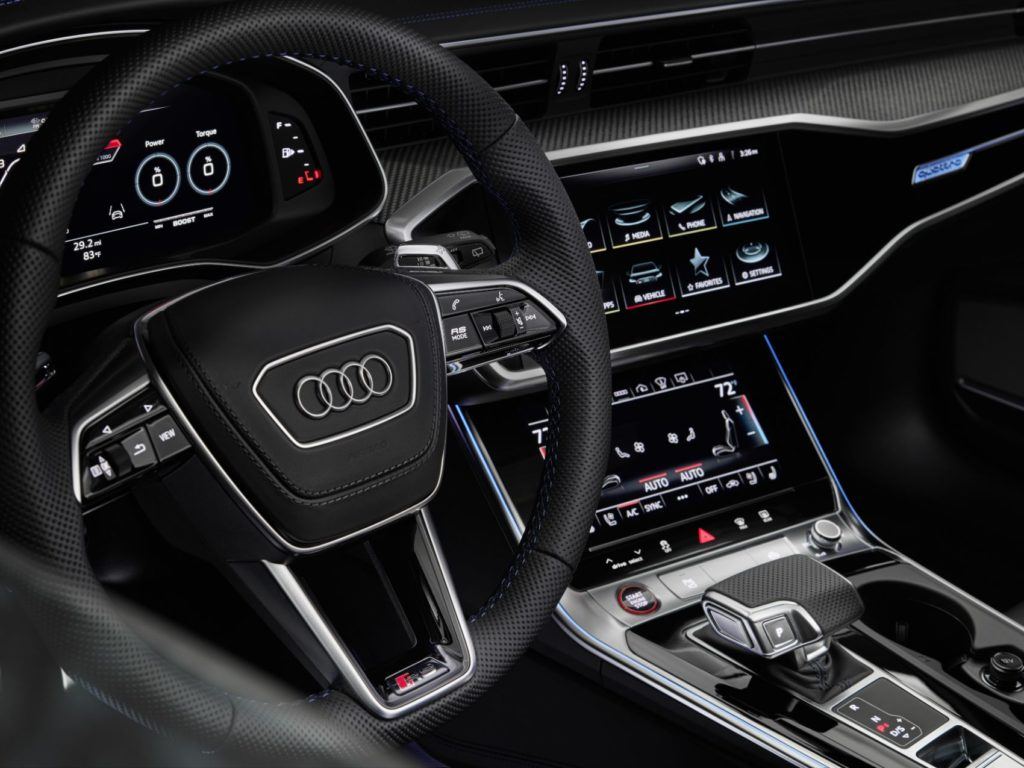 2021 Audi RS 6 Avant RS Tribute Edition interior layout.