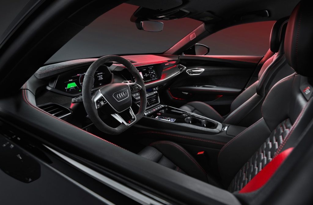 2022 Audi e-tron GT interior layout