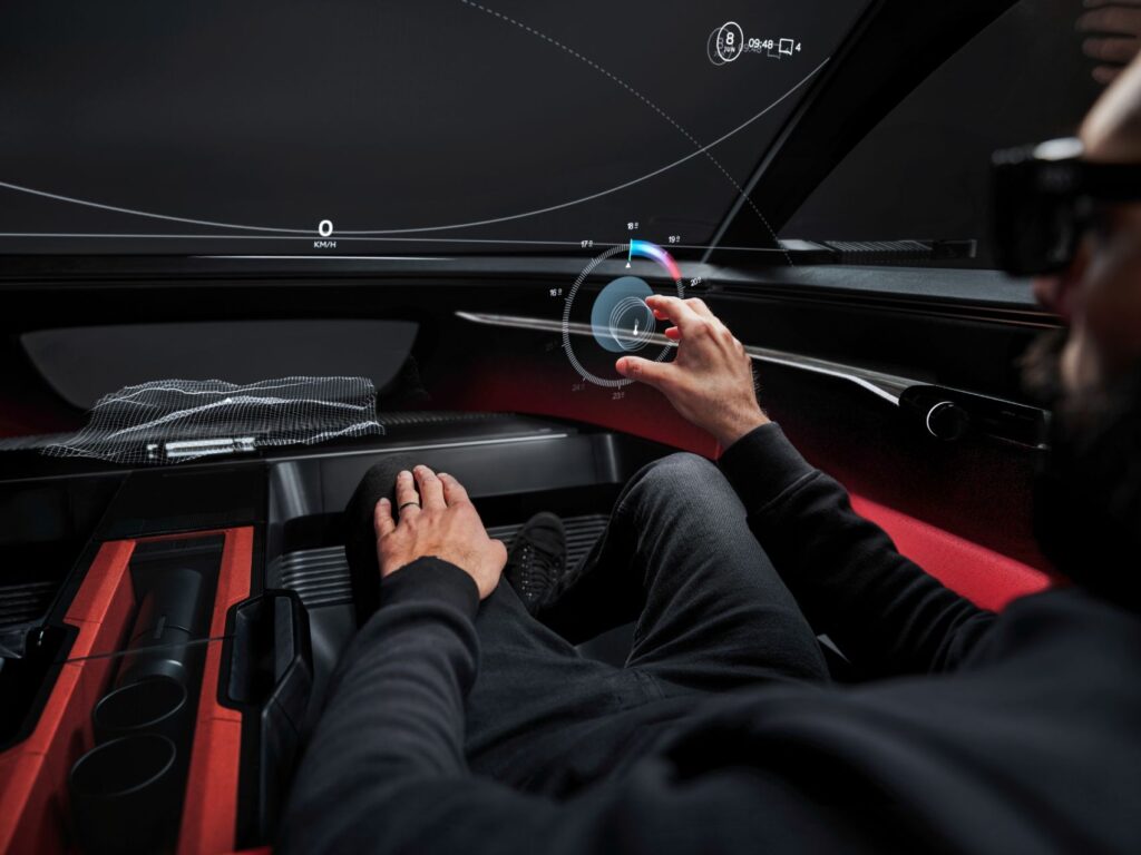 Audi activesphere concept interior. 
